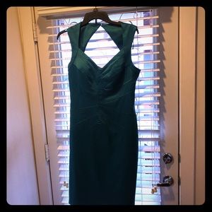 Green cock tail Dress